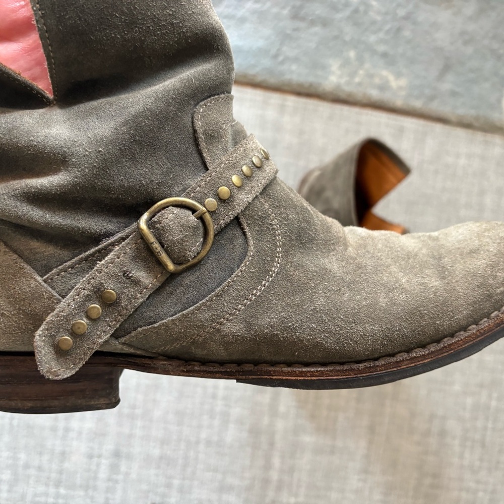 Fiorentini & Baker grey suede ankle boots 41